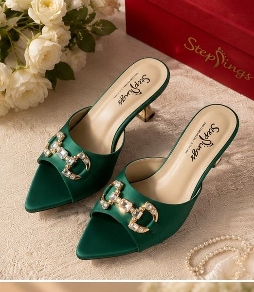 Emerald Green Heels